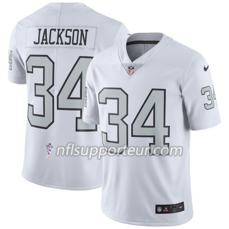 Maillot Homme Oakland Raiders Bo Jackson 34 Nike Silver
